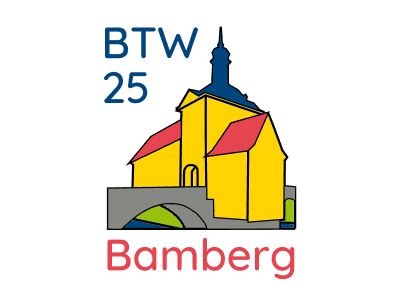Logo of the BTW Conference 2025 in Bamberg