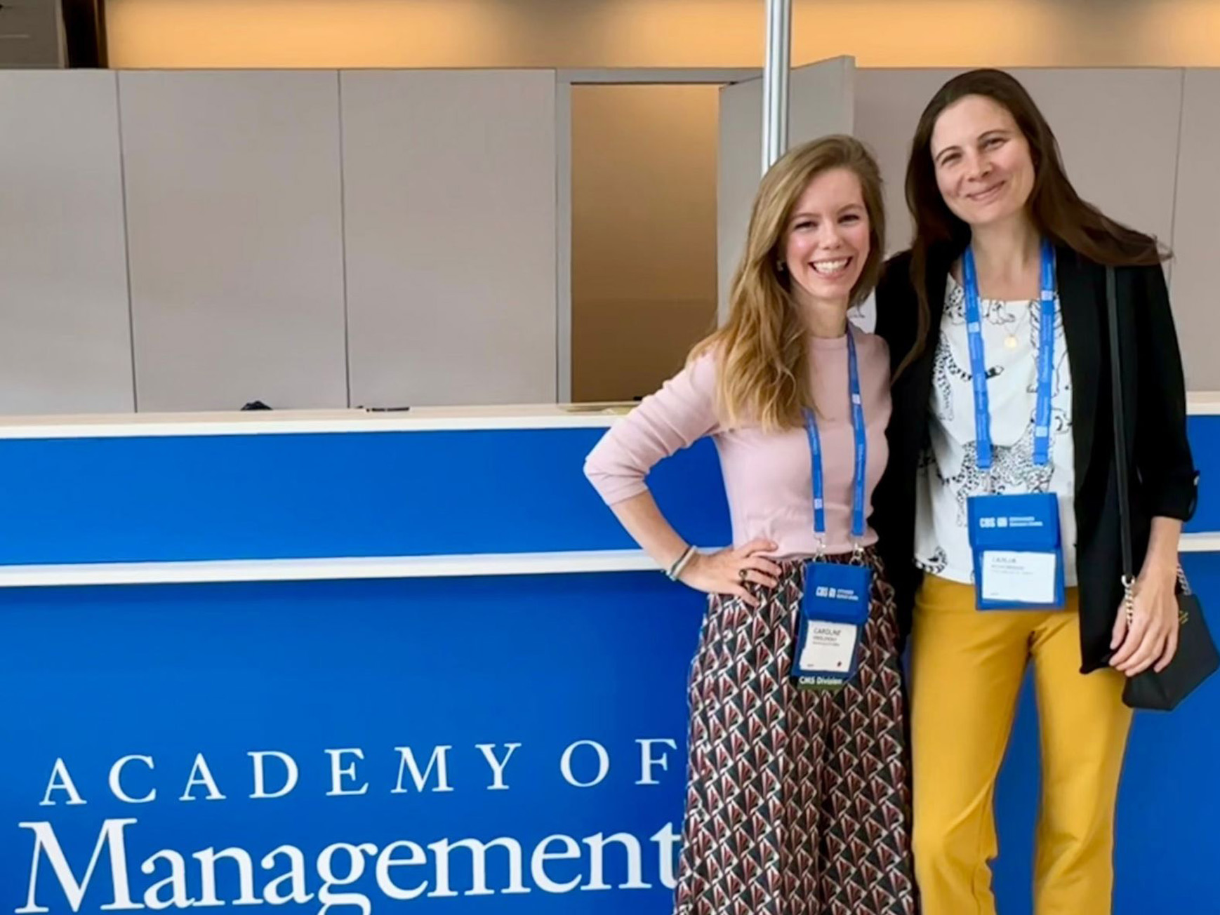 CEO Caroline Obolensky at the annual meeting of the Academy of Management 2025 in Copenhagen